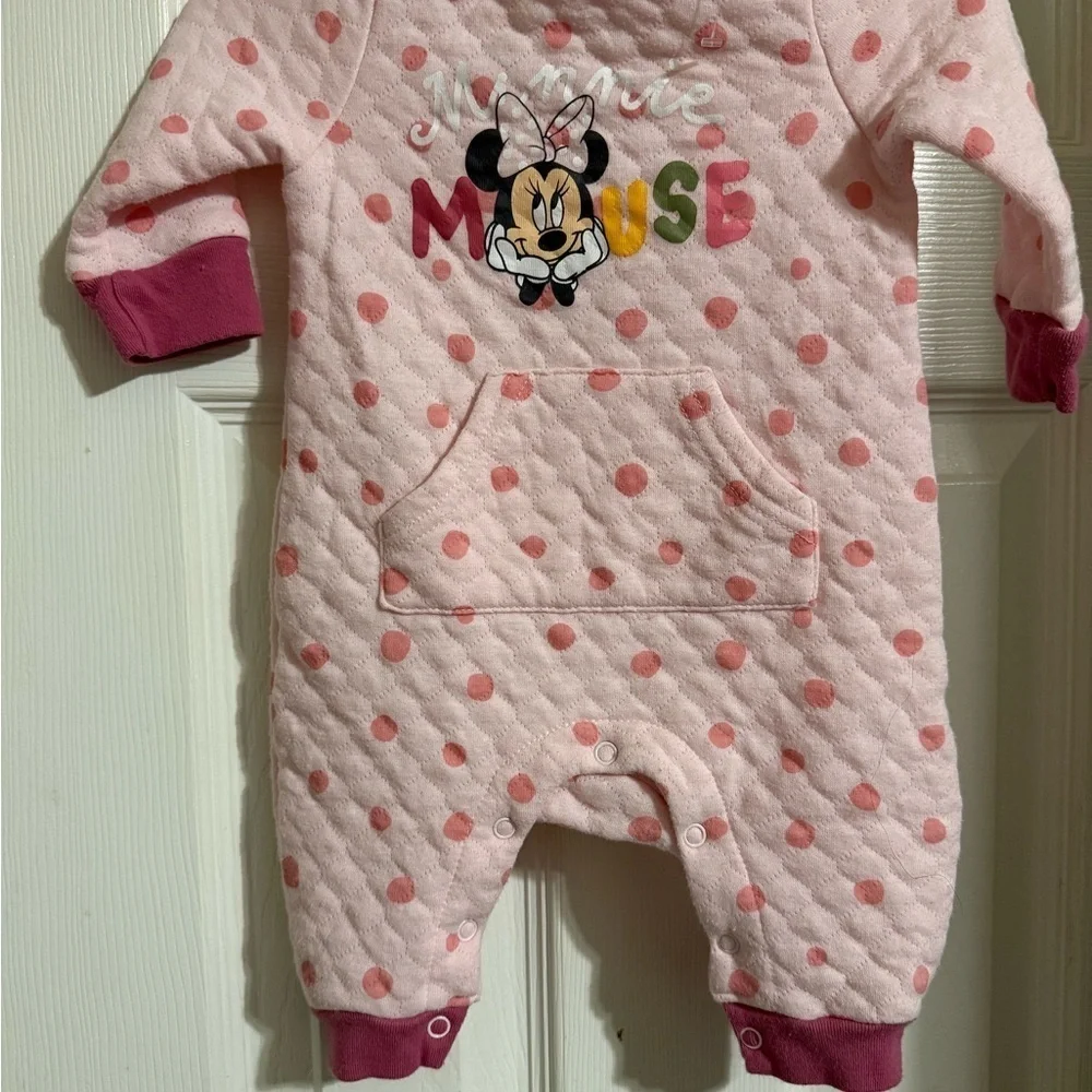 Disney Baby Quilted Minnie Mouse Romper